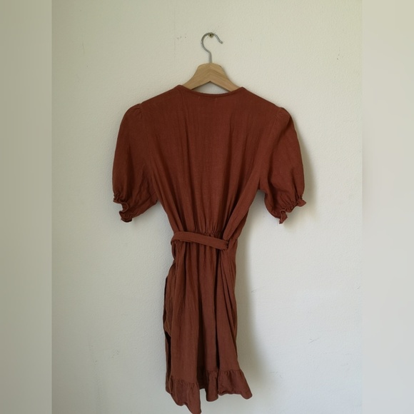 Stylenanda Ruffle Wrap Mini Dress - Picture 3 of 6